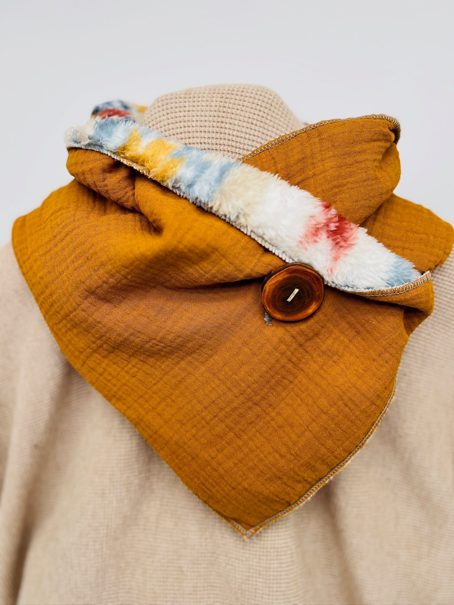 Autumn Linen Neckwarmer