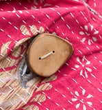 Pink Kantha Cloth Neckwarmer